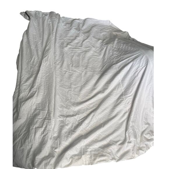 Pottery Barn White Duvet Cover 100% Cotton Full/Queen - Picture 3 of 9